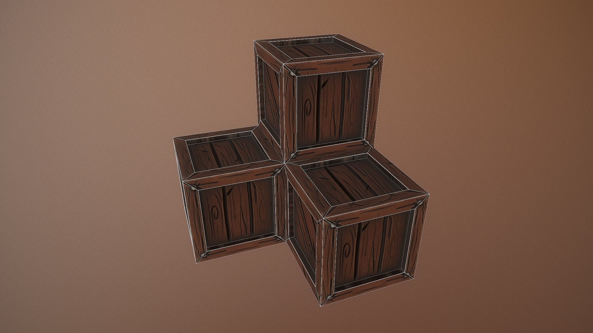 3D model Stylized Box VR / AR / low-poly | CGTrader