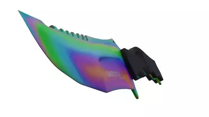 Huntsman Knife - CS GO - Fade Texture Free 3D model