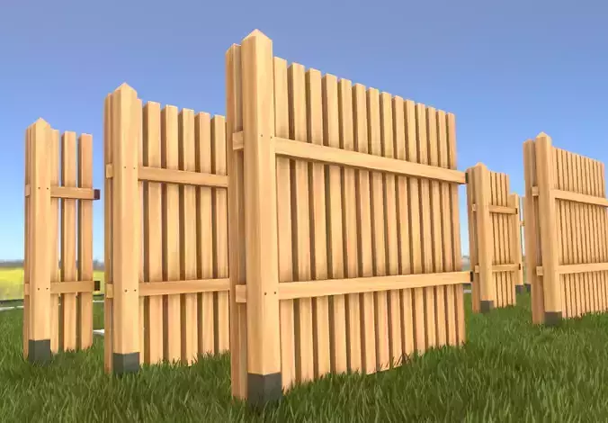 Modular Wooden Fence 1500mm Version