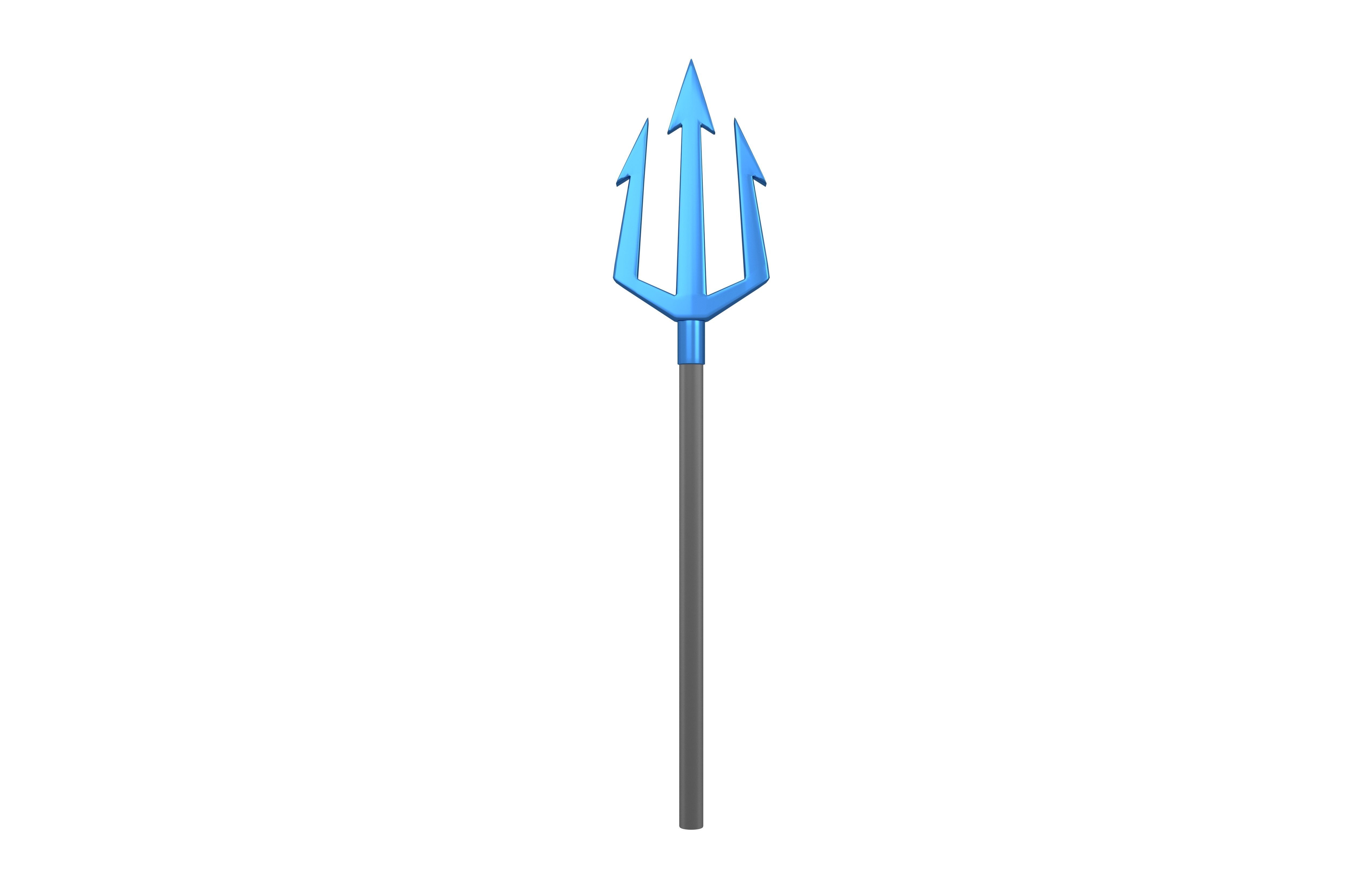 Devil Trident v1 007 Low-poly 3D model_1