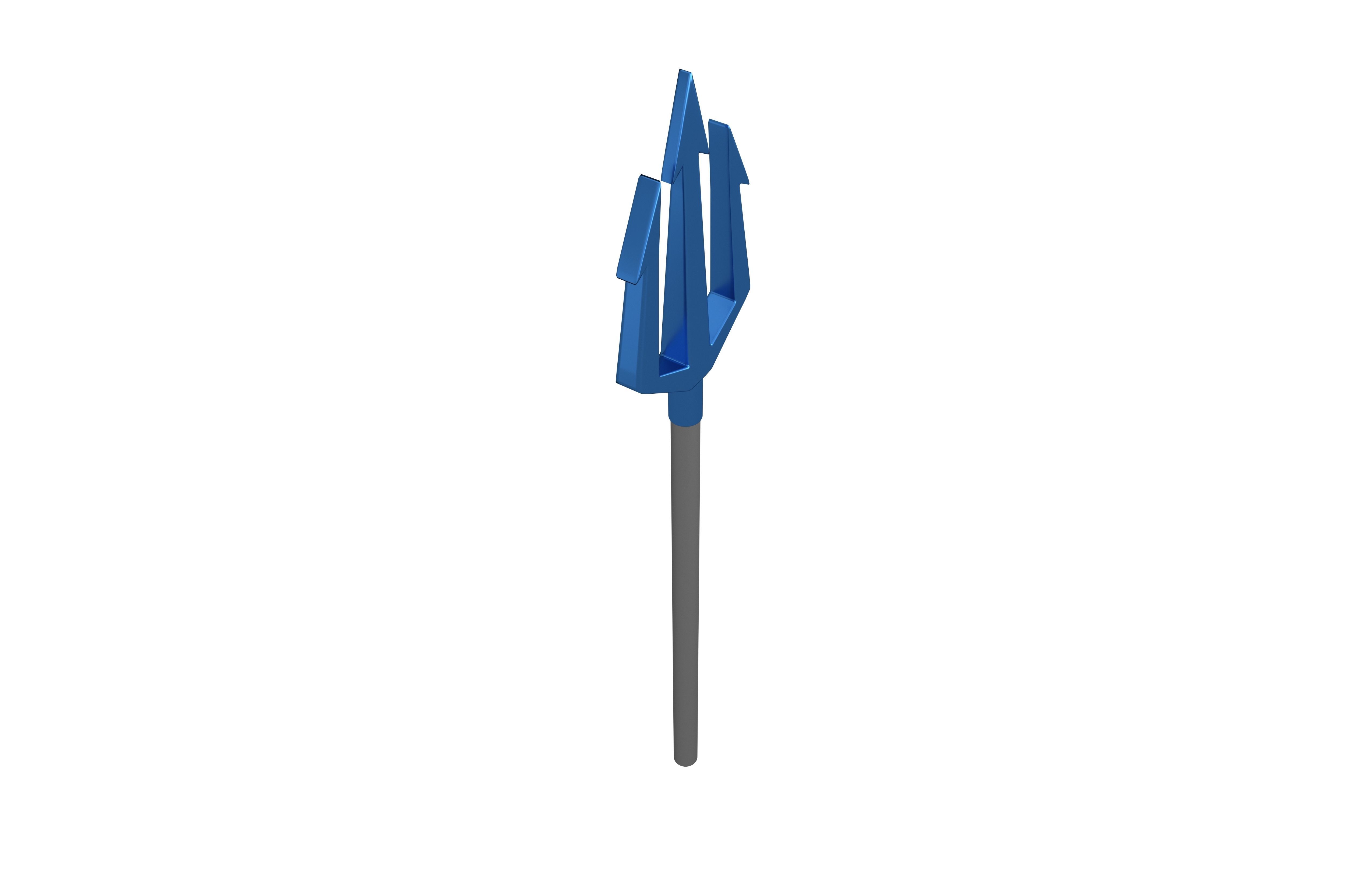 Devil Trident v1 007 Low-poly 3D model_3