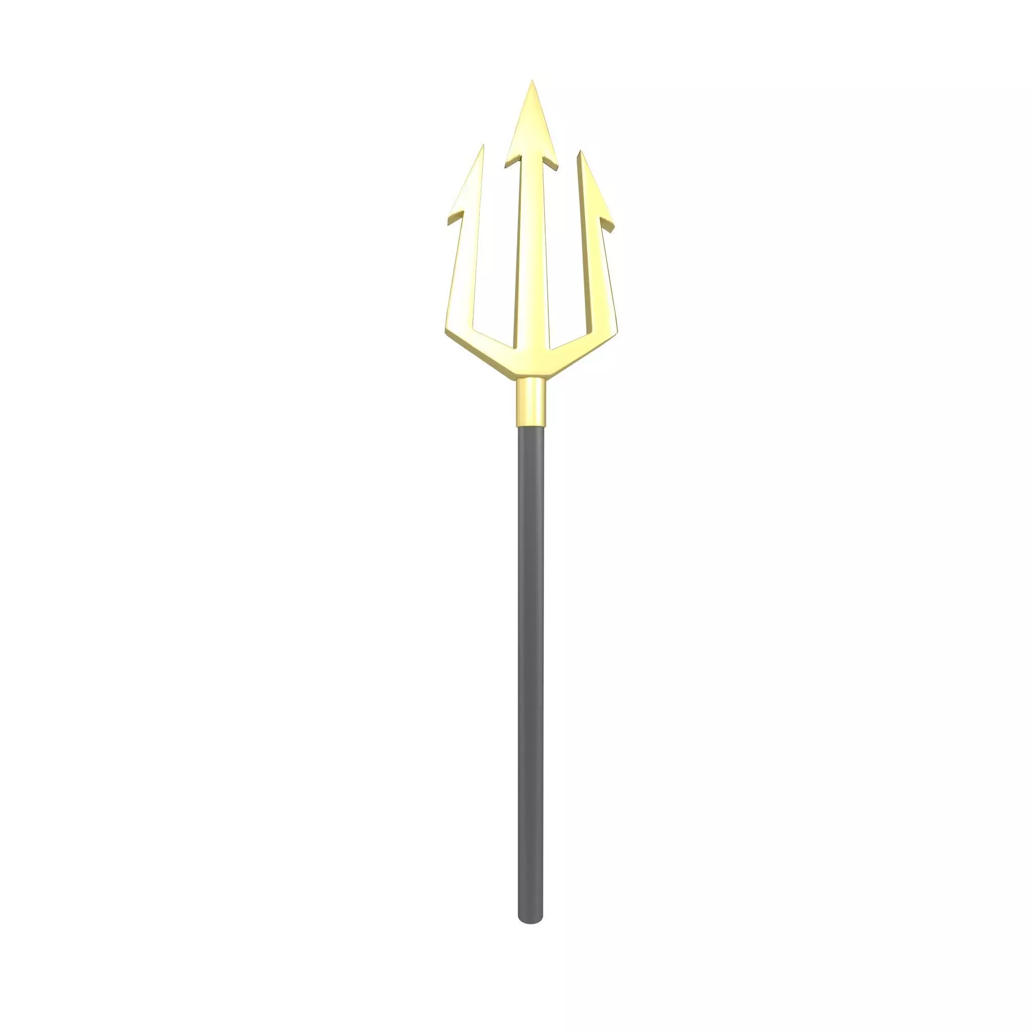 Devil Trident v1 008 Low-poly 3D model_0