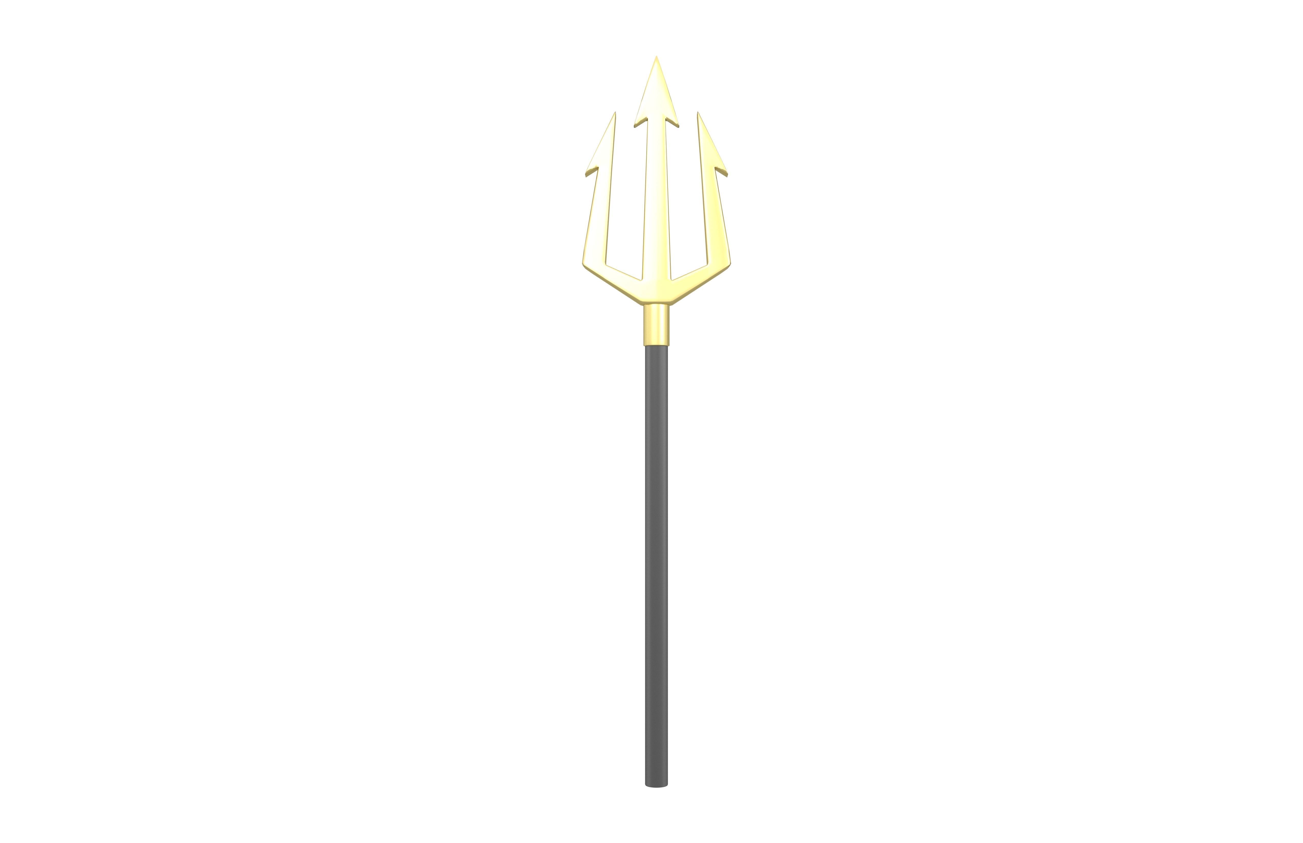 Devil Trident v1 008 Low-poly 3D model_2