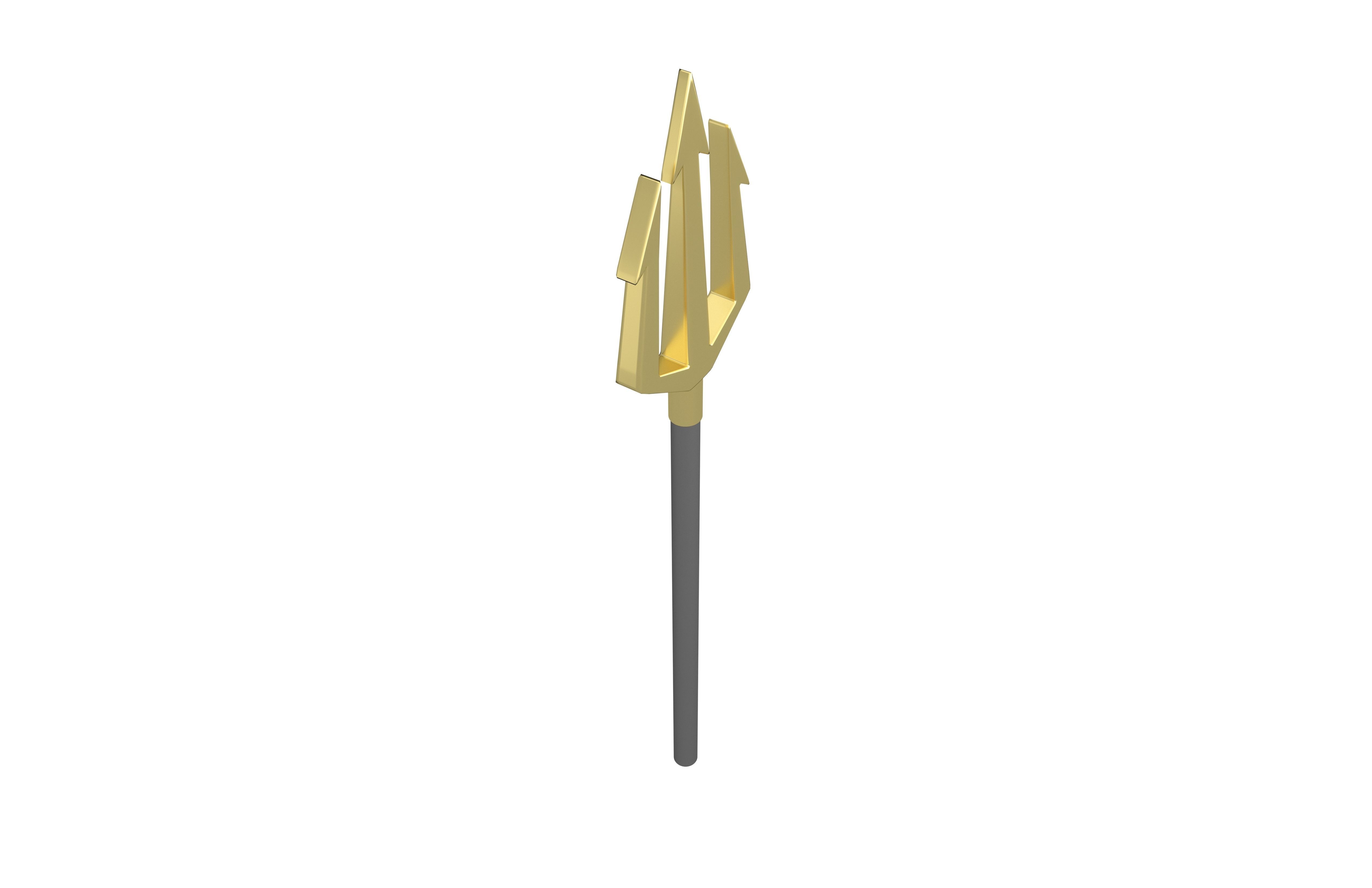 Devil Trident v1 008 Low-poly 3D model_1