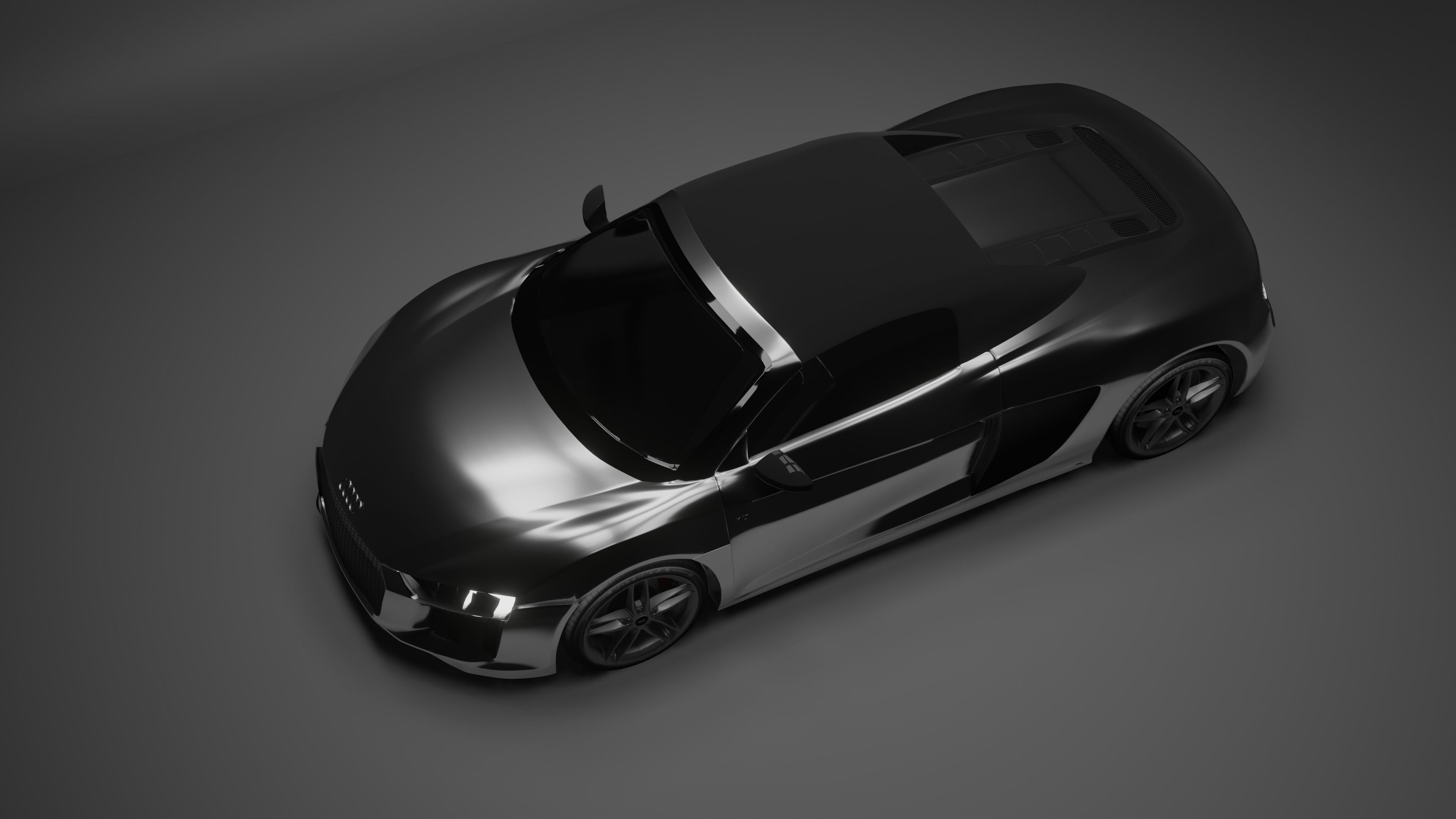 Audi R8 Spyder 2017 3D model_2