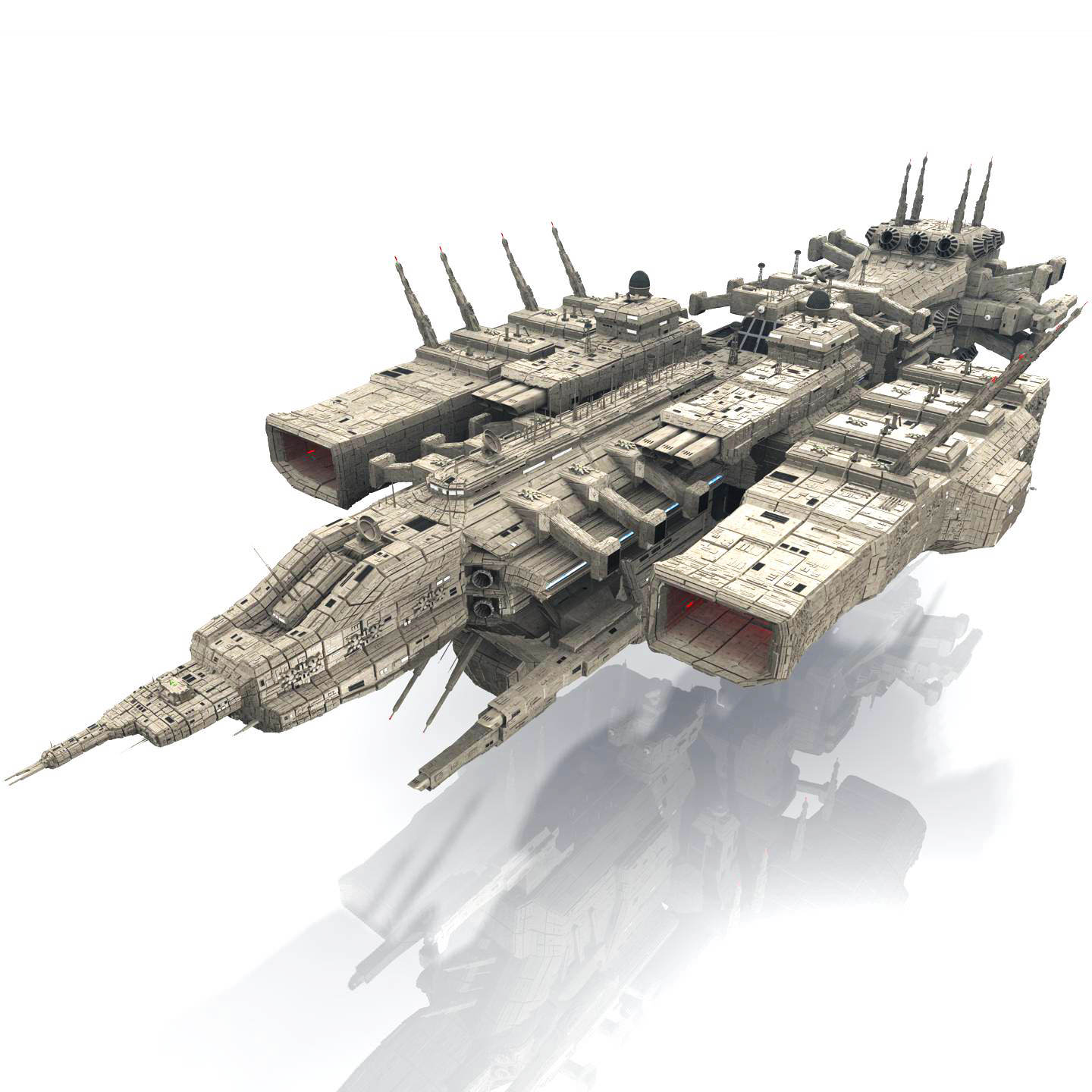 CDF Goliath Dreadnought 3D model_4