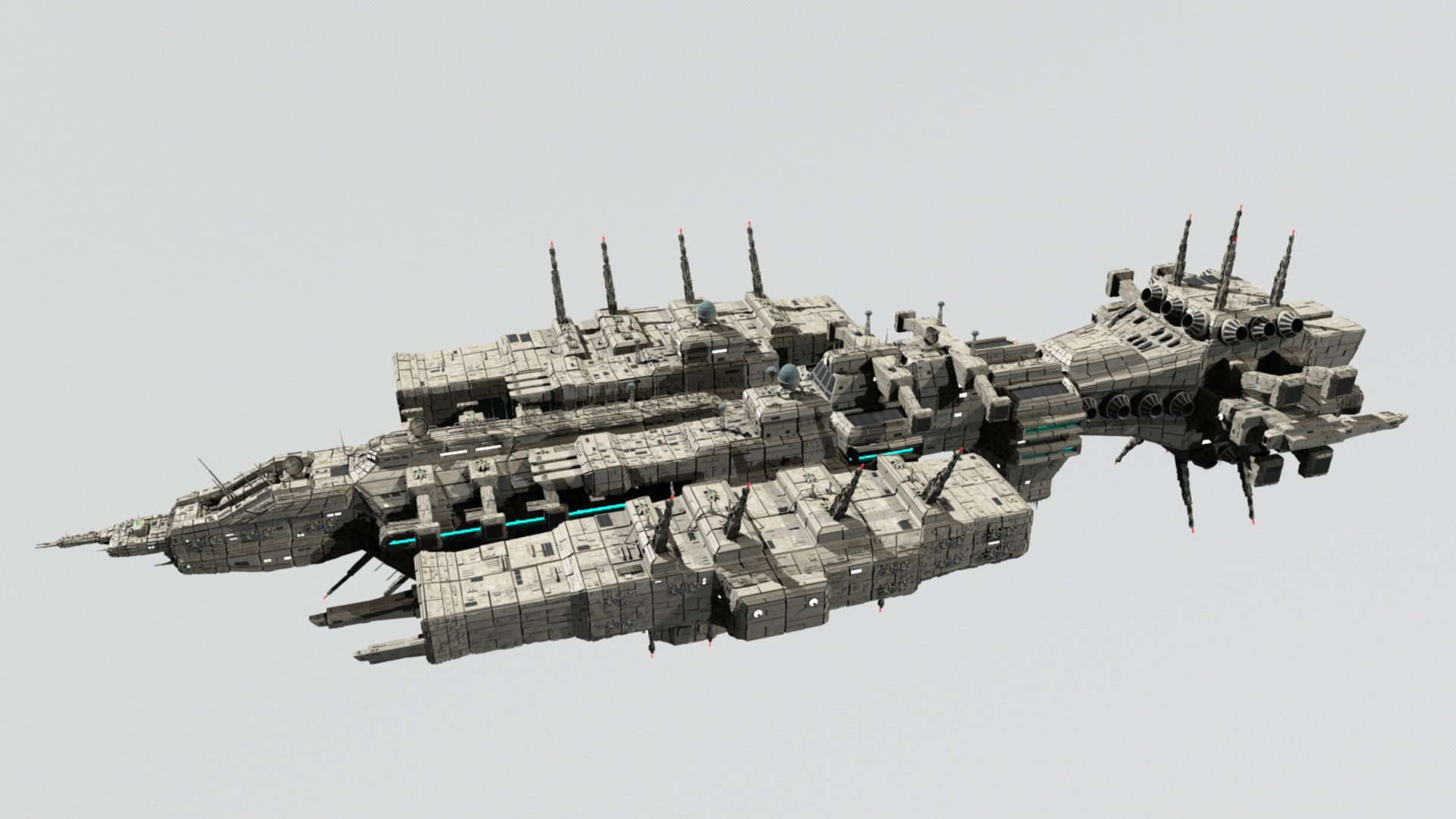 CDF Goliath Dreadnought 3D model_14