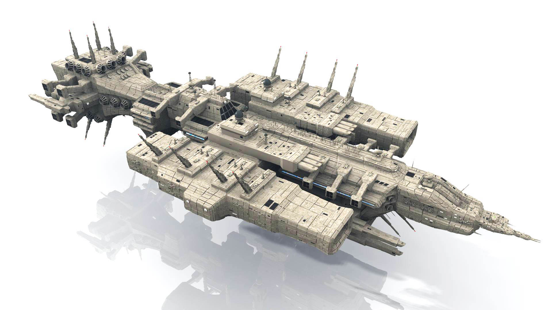 CDF Goliath Dreadnought 3D model_5
