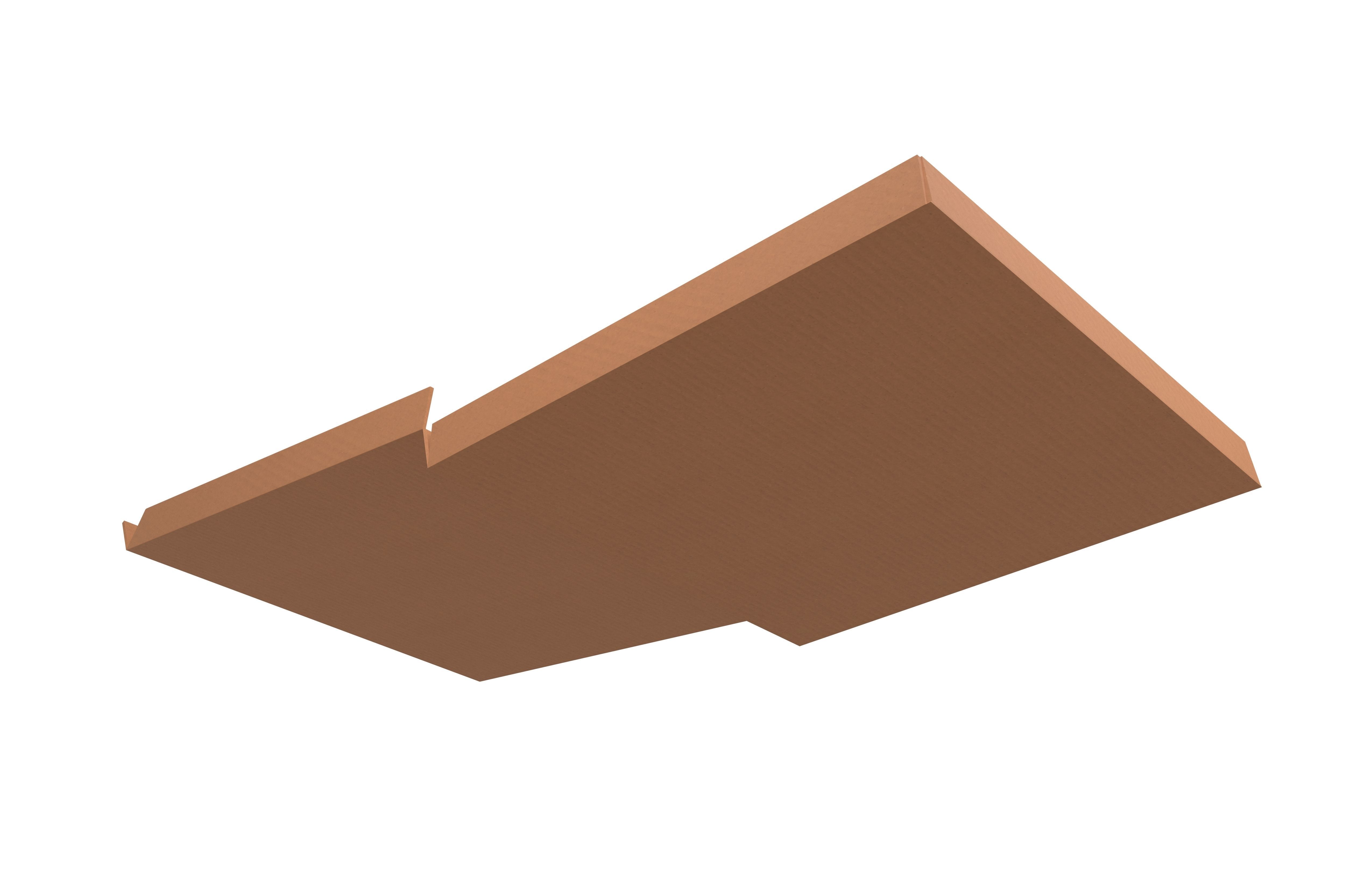 Pizza Open Cardboard Box V1 002 Low-poly 3D model_2