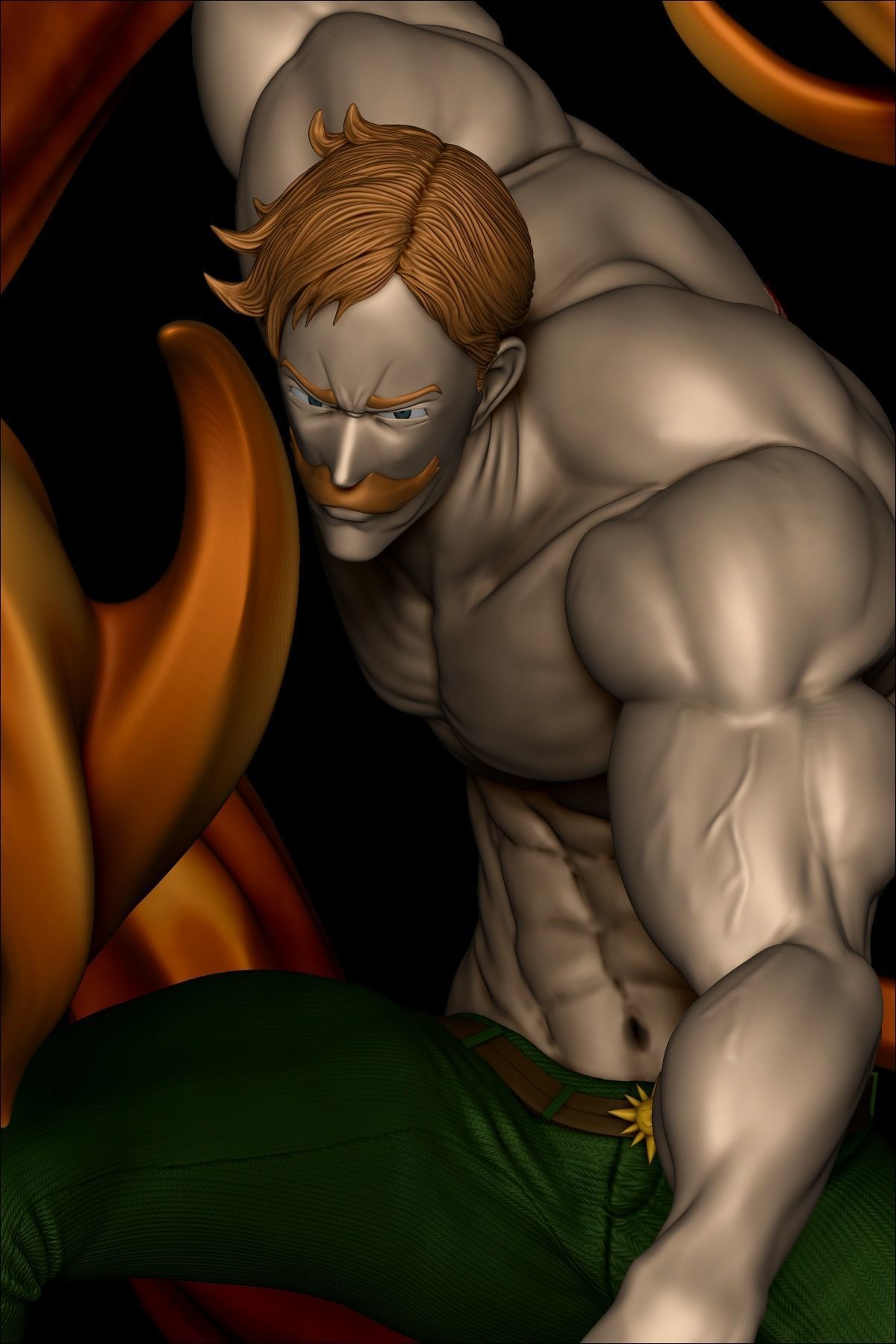 Escanor - Nanatsu no Taizai - Fan model 3D print model_8
