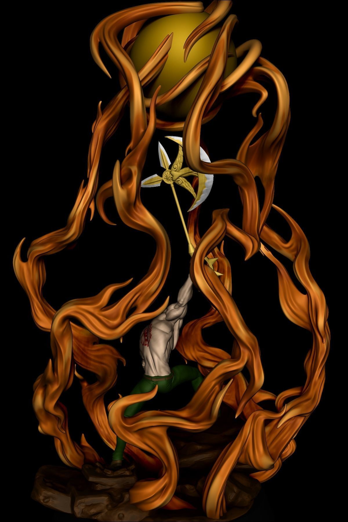 Escanor - Nanatsu no Taizai - Fan model 3D print model_4