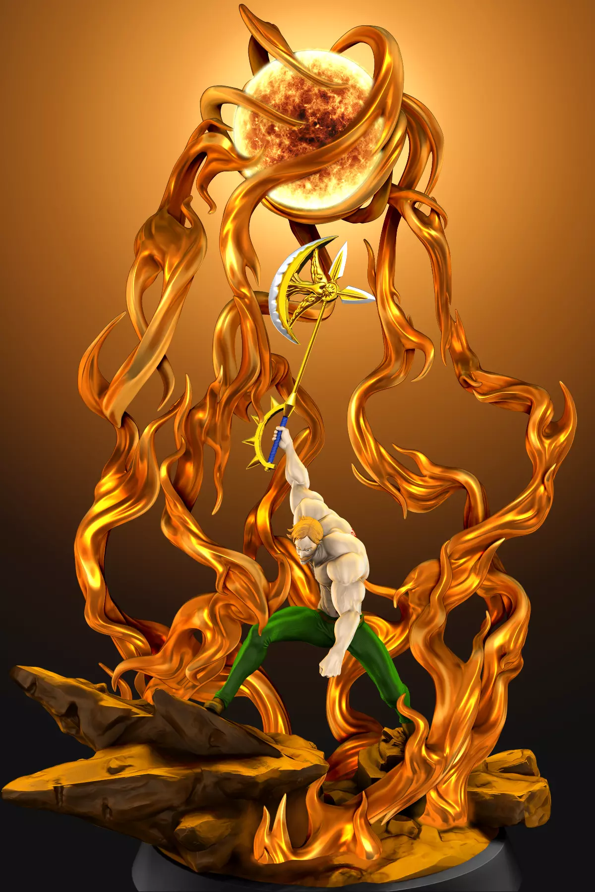 Escanor - Nanatsu no Taizai - Fan model 3D print model_0