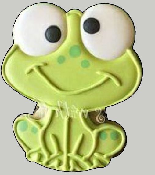 Frog Cookie Cutter 3D print model_2