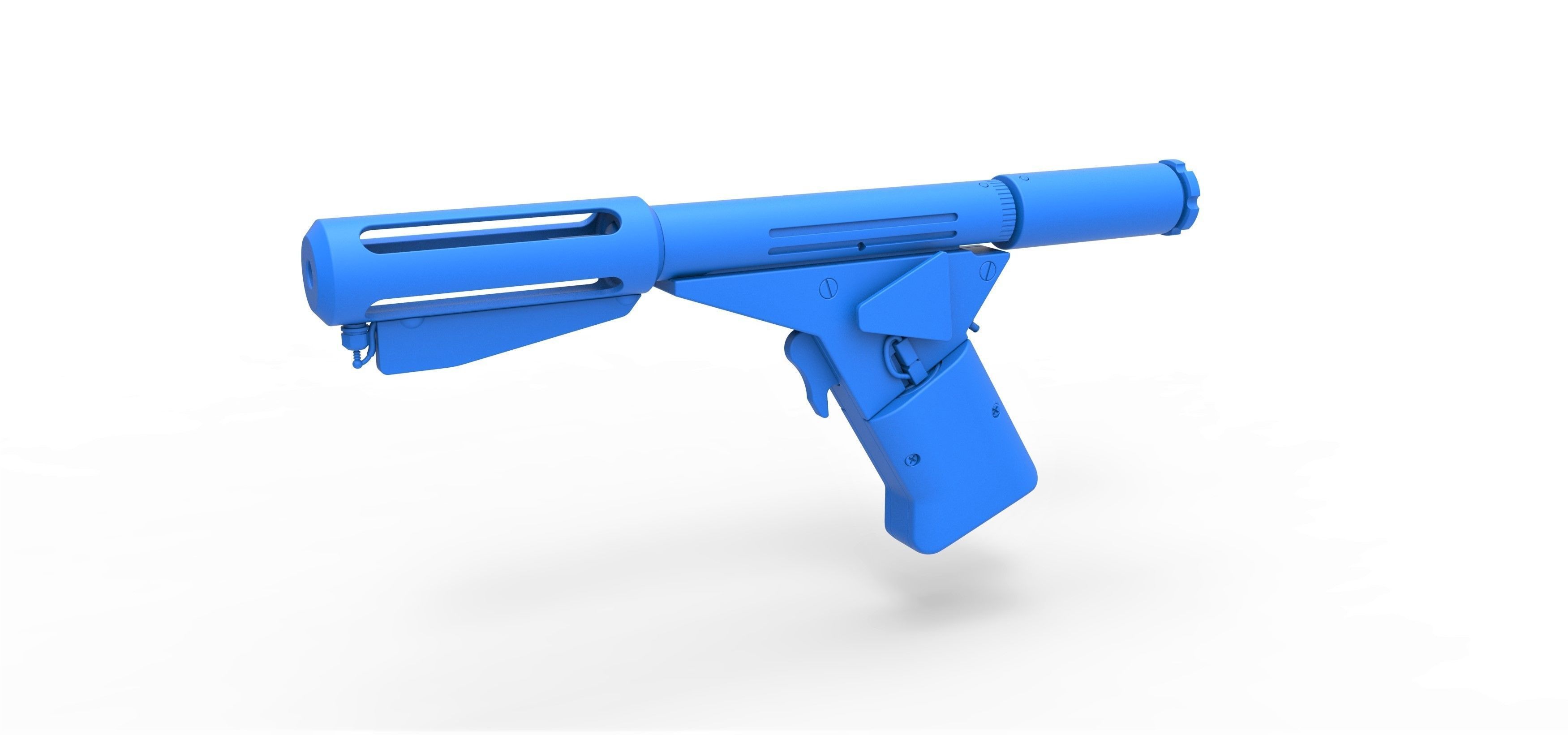 Flame pistol from the movie Logans Run 1976 3D model_10