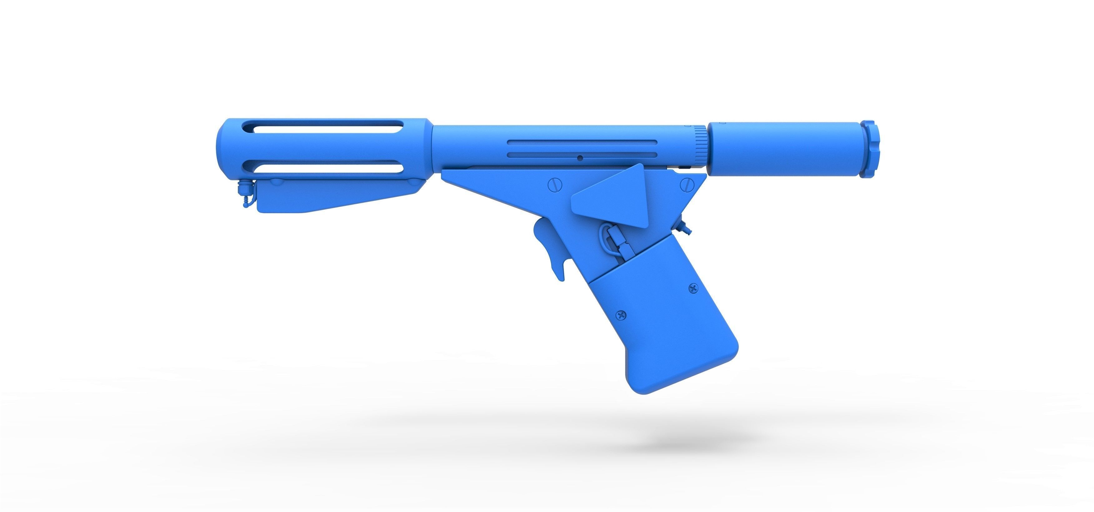 Flame pistol from the movie Logans Run 1976 3D model_13