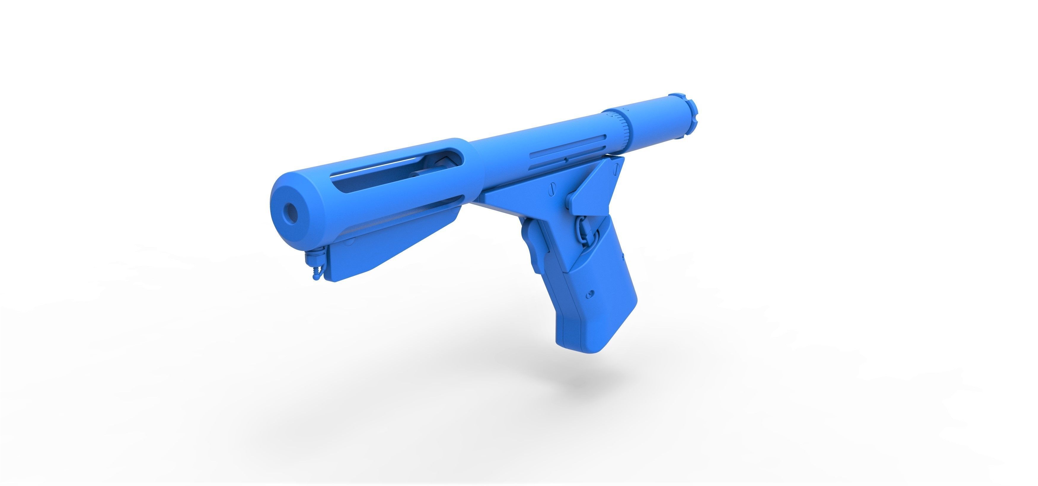 Flame pistol from the movie Logans Run 1976 3D model_12