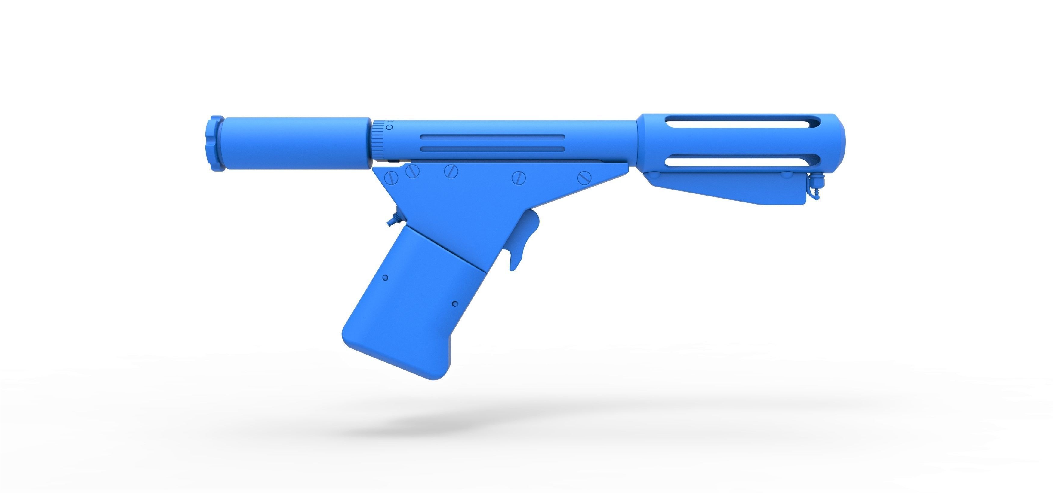 Flame pistol from the movie Logans Run 1976 3D model_15