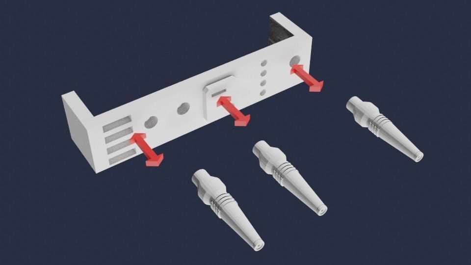 Set4 - Macross SDF1 Prometheus Hangar elevator-right Flight Deck 3D print model_16