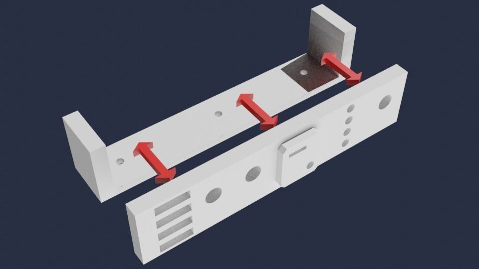 Set4 - Macross SDF1 Prometheus Hangar elevator-right Flight Deck 3D print model_15