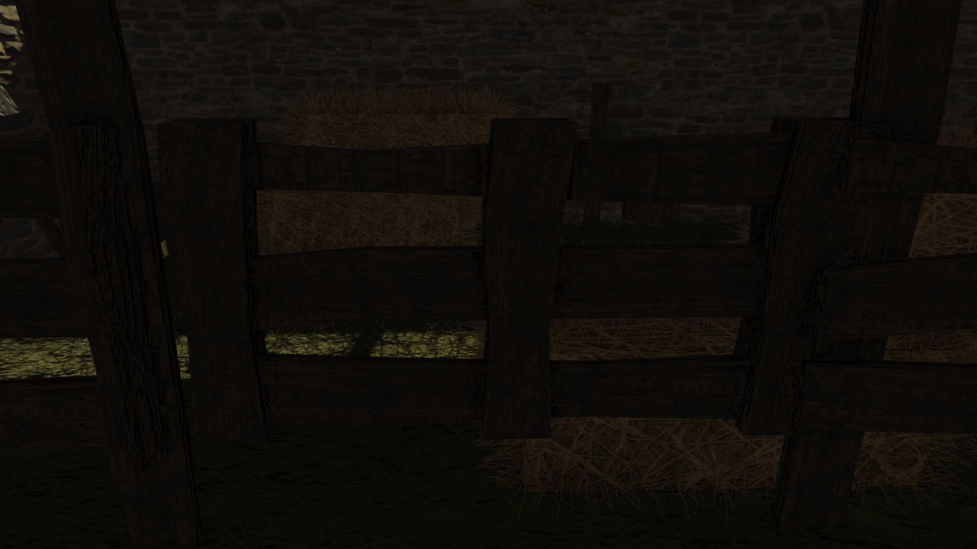 Stable stone house Free 3D model_9