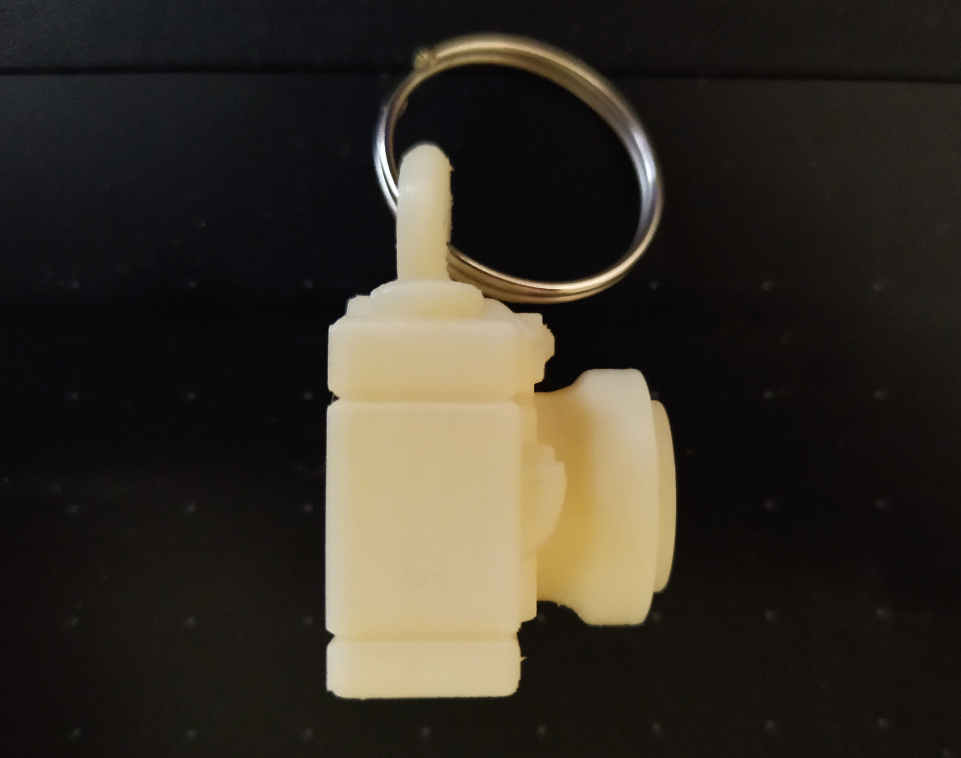 Toon Camera Keychain - Printer Ready 3D print model_7
