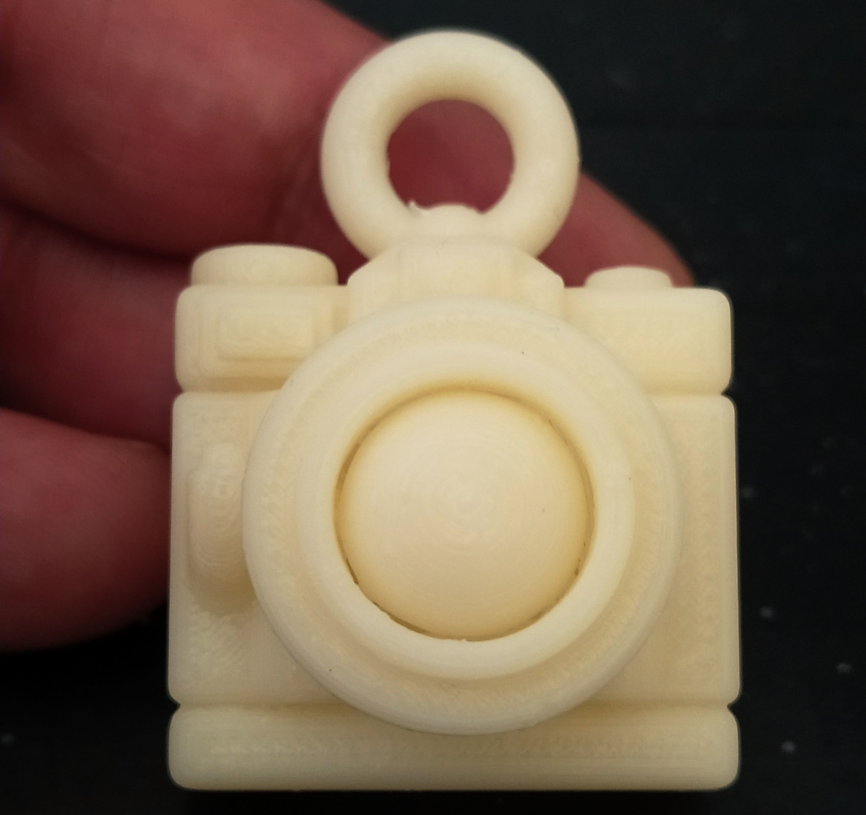 Toon Camera Keychain - Printer Ready 3D print model_4