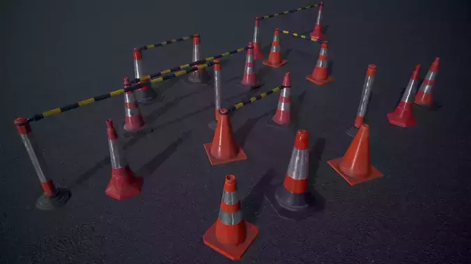 Traffic Cones - set