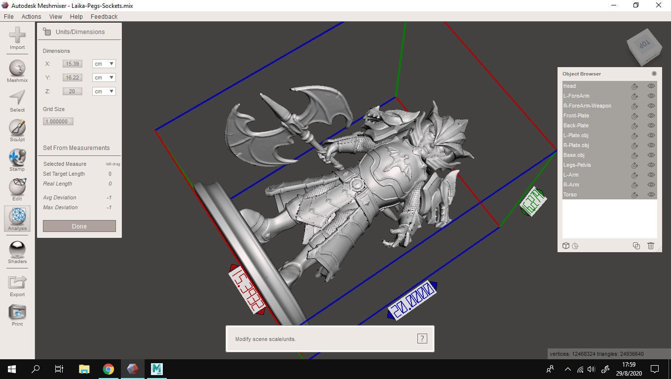 Laika Dragon Fire Knigth from Summoner Wars 3D printable figure 3D print model_22