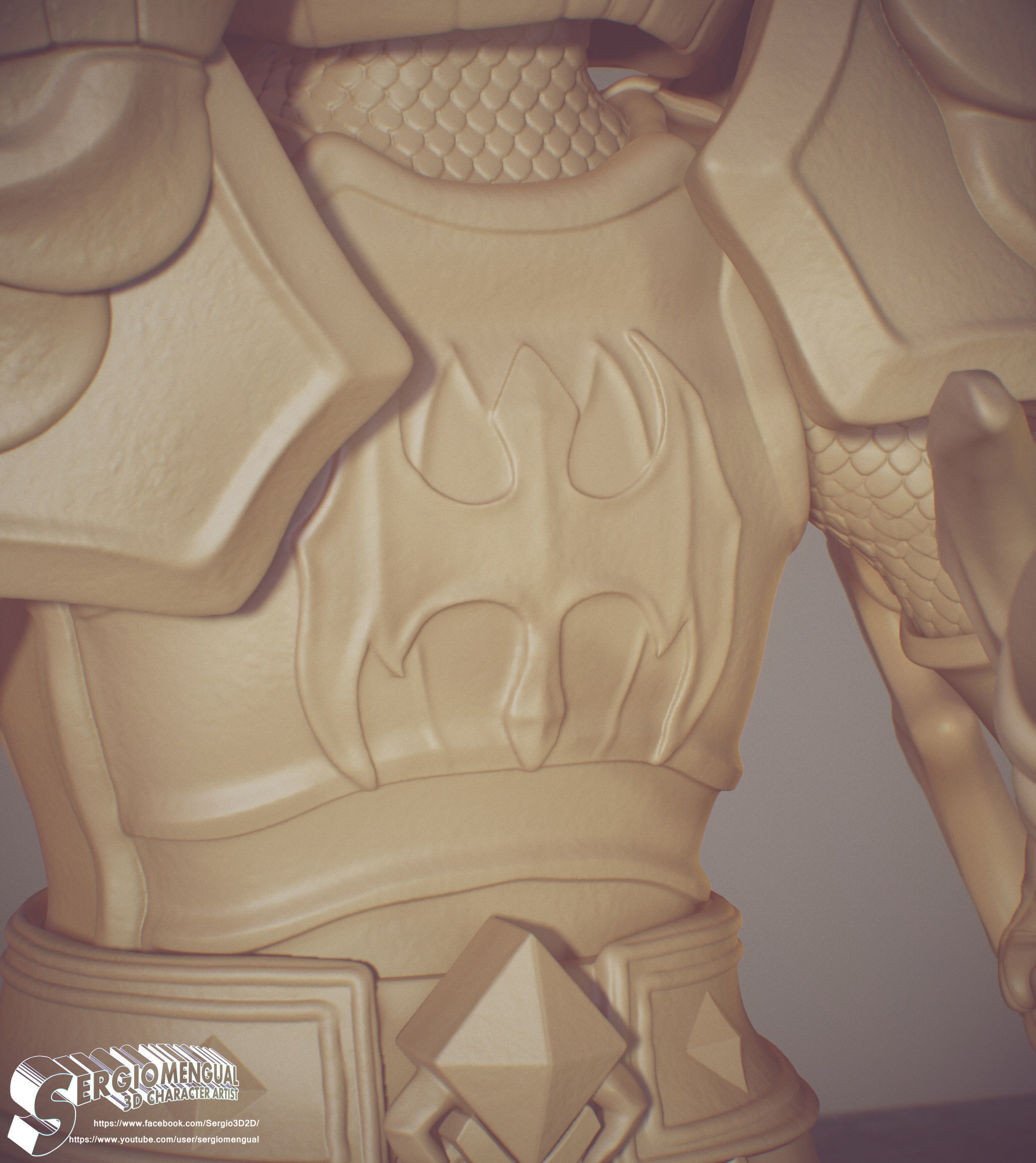 Laika Dragon Fire Knigth from Summoner Wars 3D printable figure 3D print model_16