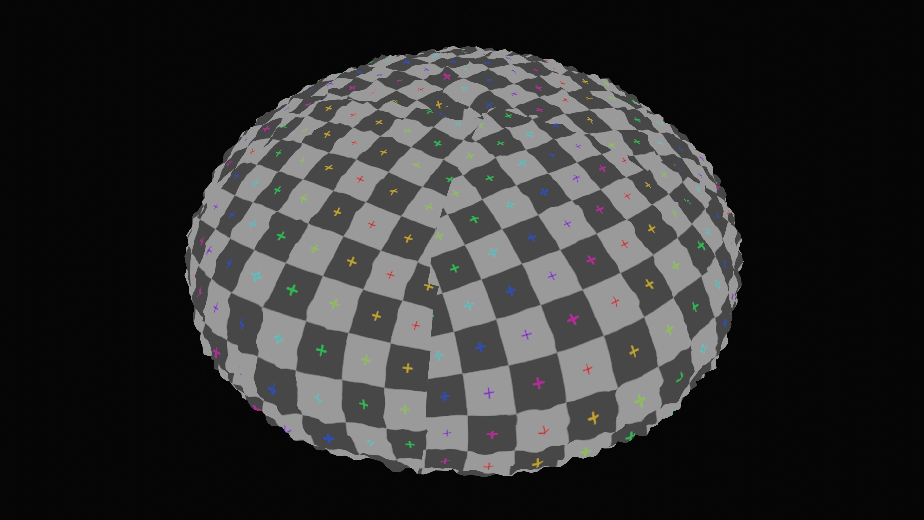 Sea Urchin Shell Low-poly 3D model_22