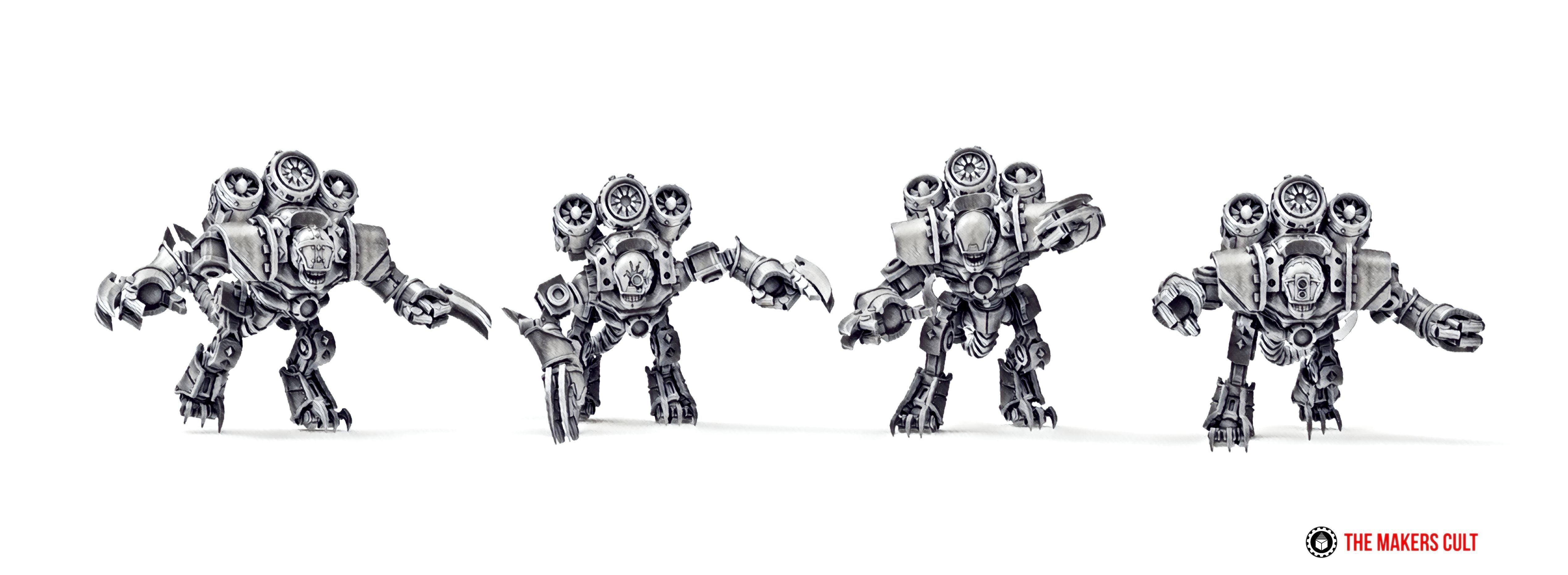 Dark Techno Velocirax Battle Thralls 3D print model_4