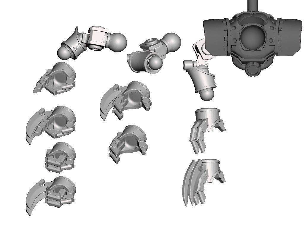 Dark Techno Velocirax Battle Thralls 3D print model_10