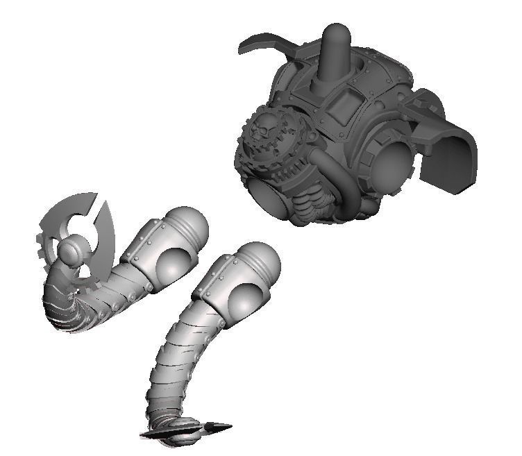 Dark Techno Velocirax Battle Thralls 3D print model_14