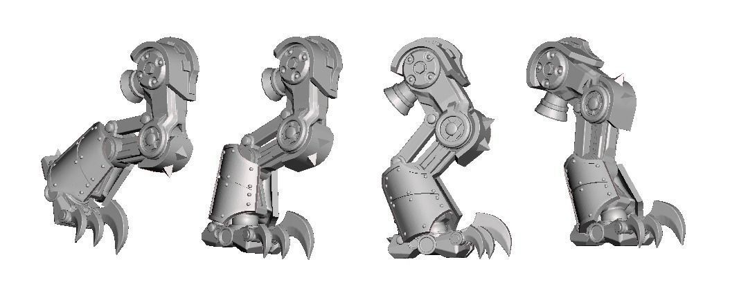 Dark Techno Velocirax Battle Thralls 3D print model_13