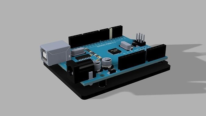 Groundplate Arduino UNO Free 3D print model