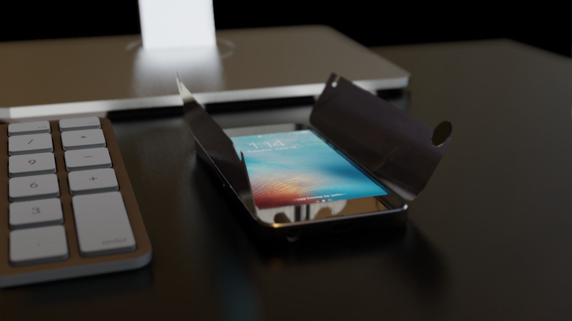 iPhone 5S Free 3D model_1