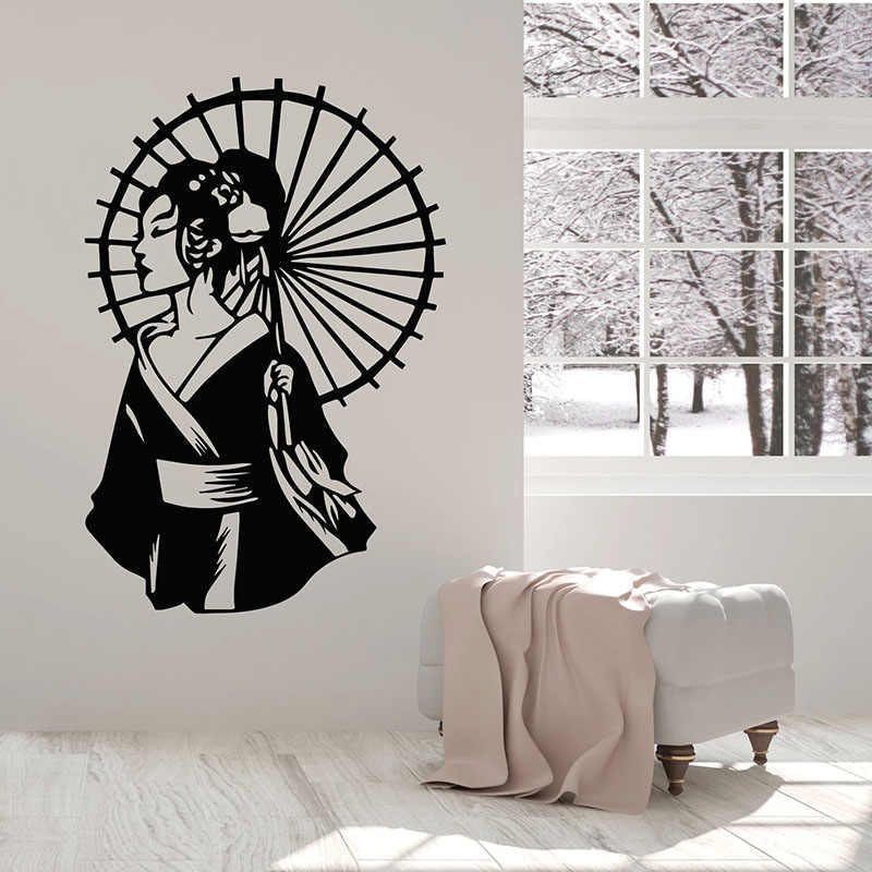 Panel on the wall of a geisha