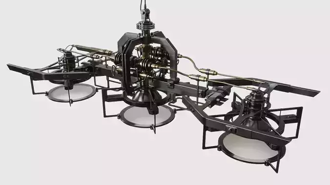 ProMod 001 - Industrial Pendant Light 3D model