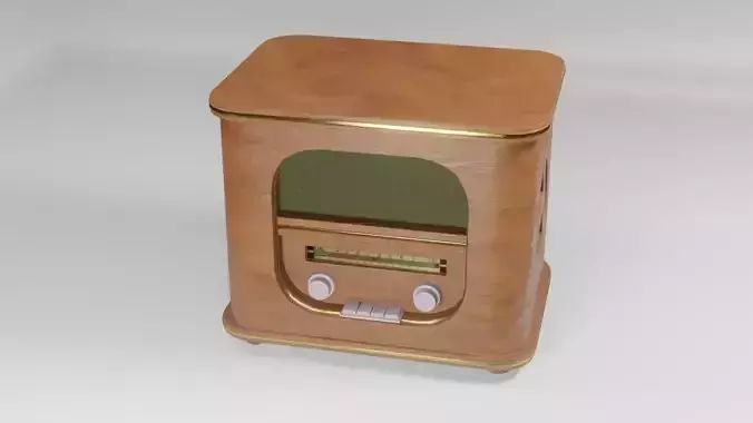 Radio in retro style