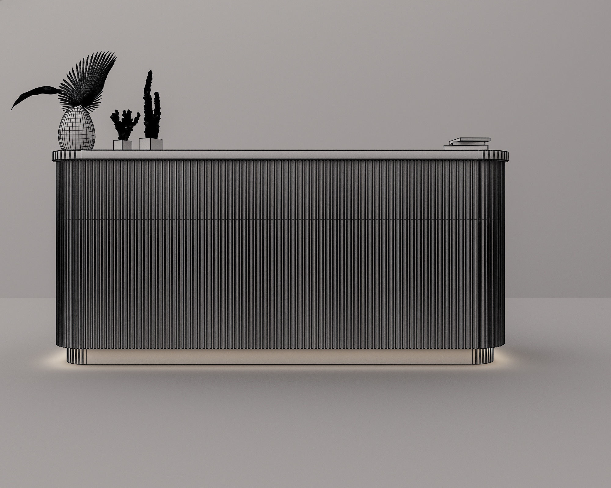 front desk 3D model_3