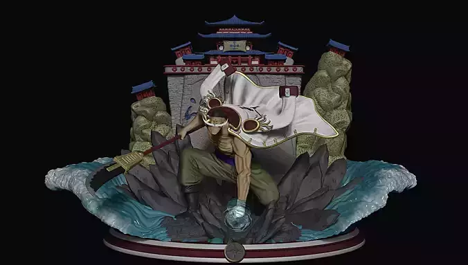 ONEPIECE EDWARD NEWGATE WHITEBREAD IN MARINEFORD