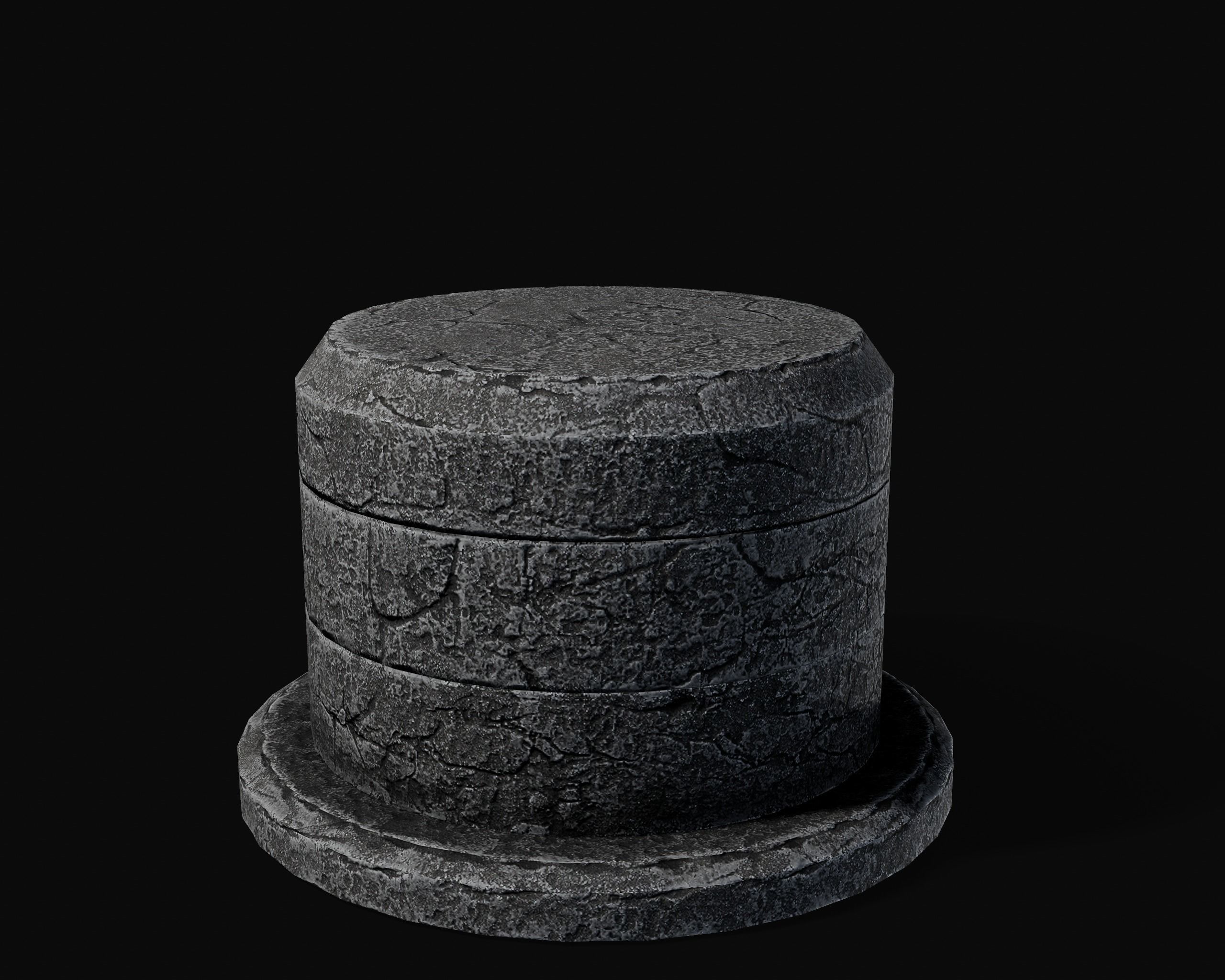 Fantasy Monuments Low-poly 3D model_7