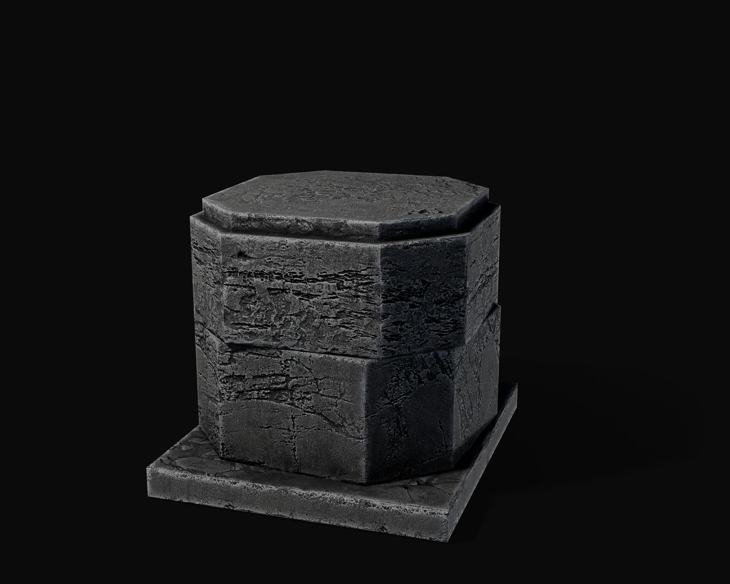 Fantasy Monuments Low-poly 3D model_10