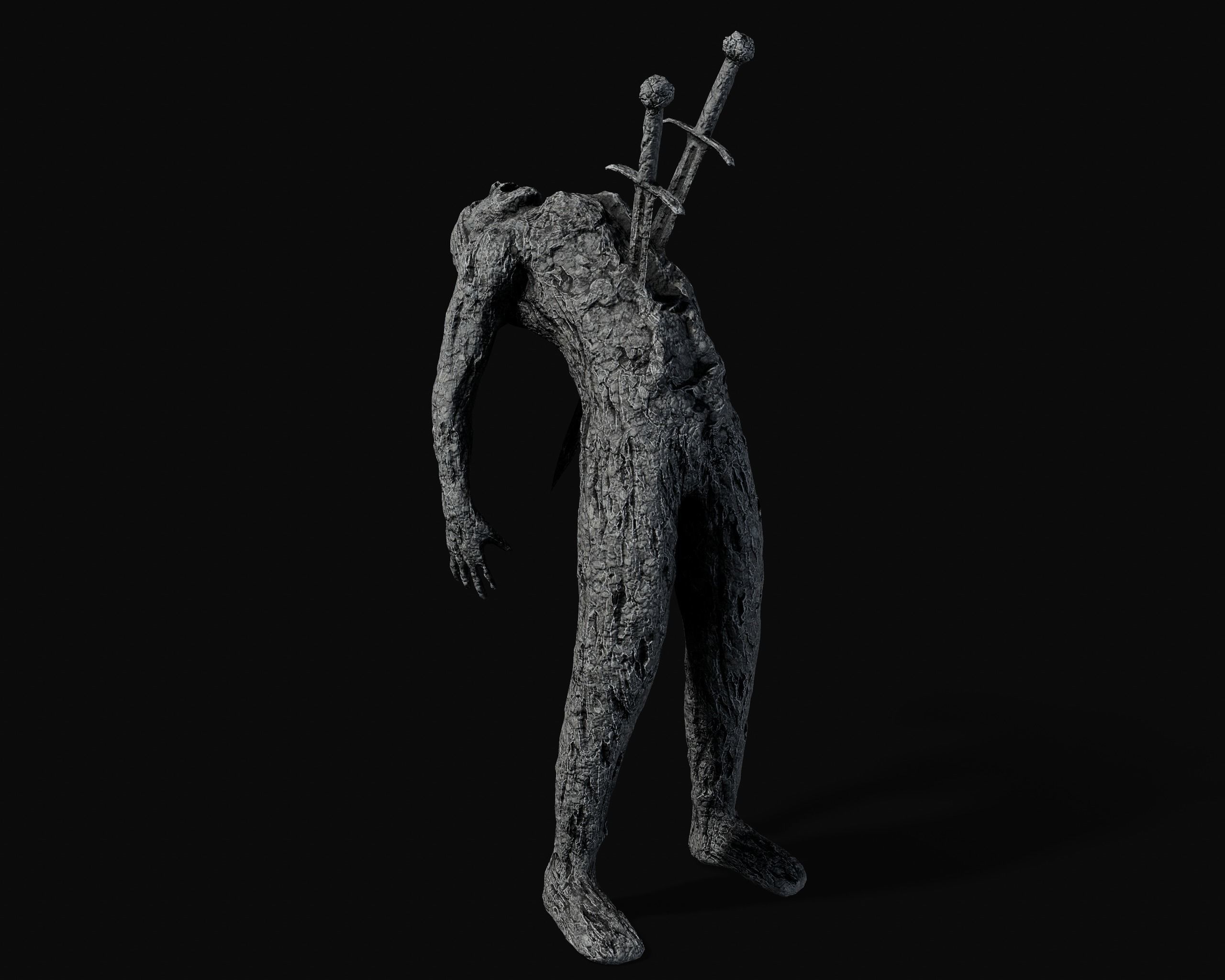 Fantasy Monuments Low-poly 3D model_2