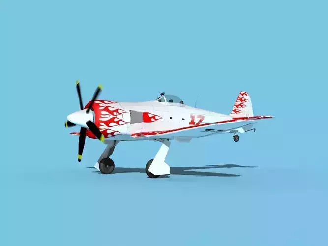 Hawker Sea Fury V22 Racer 3D model