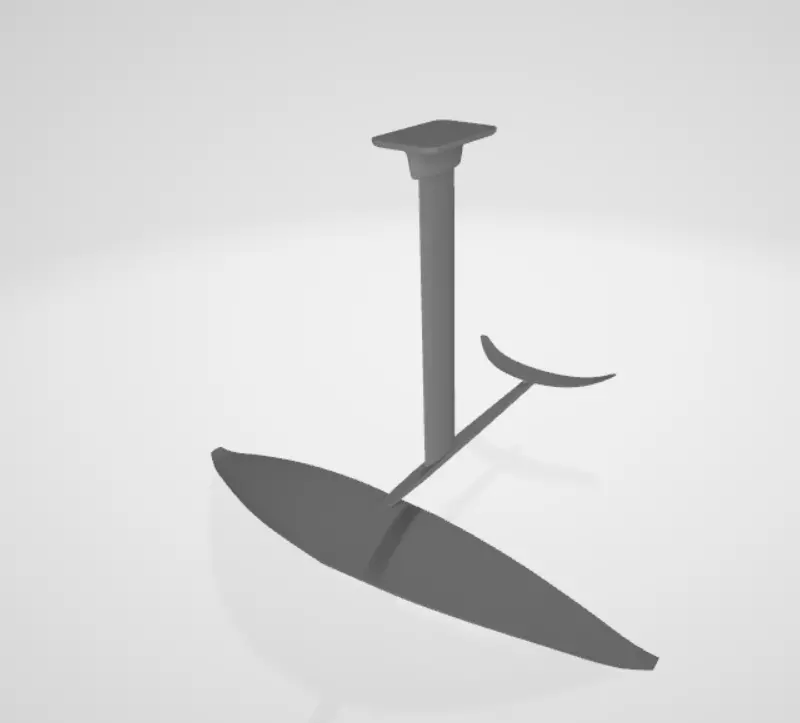 wingsurf hydrofoil like phanton 3D print model_0