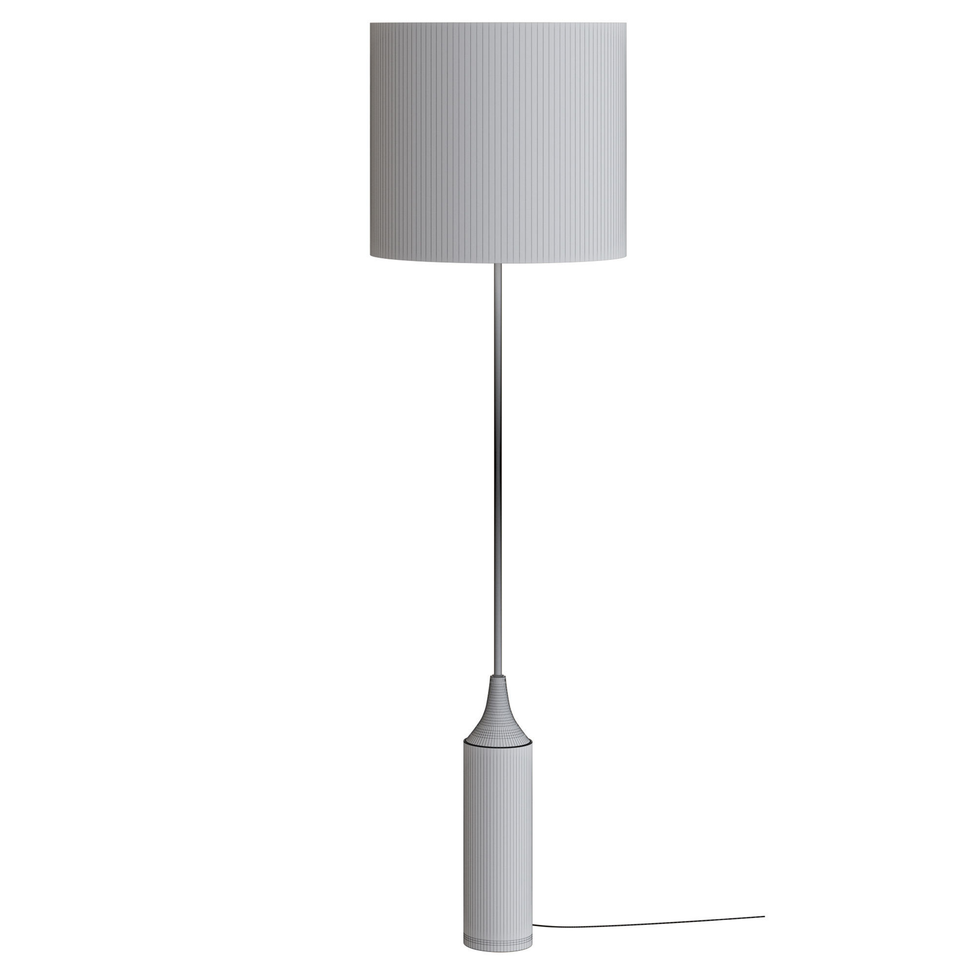 West Elm Hudson floor lamp 3D model_1