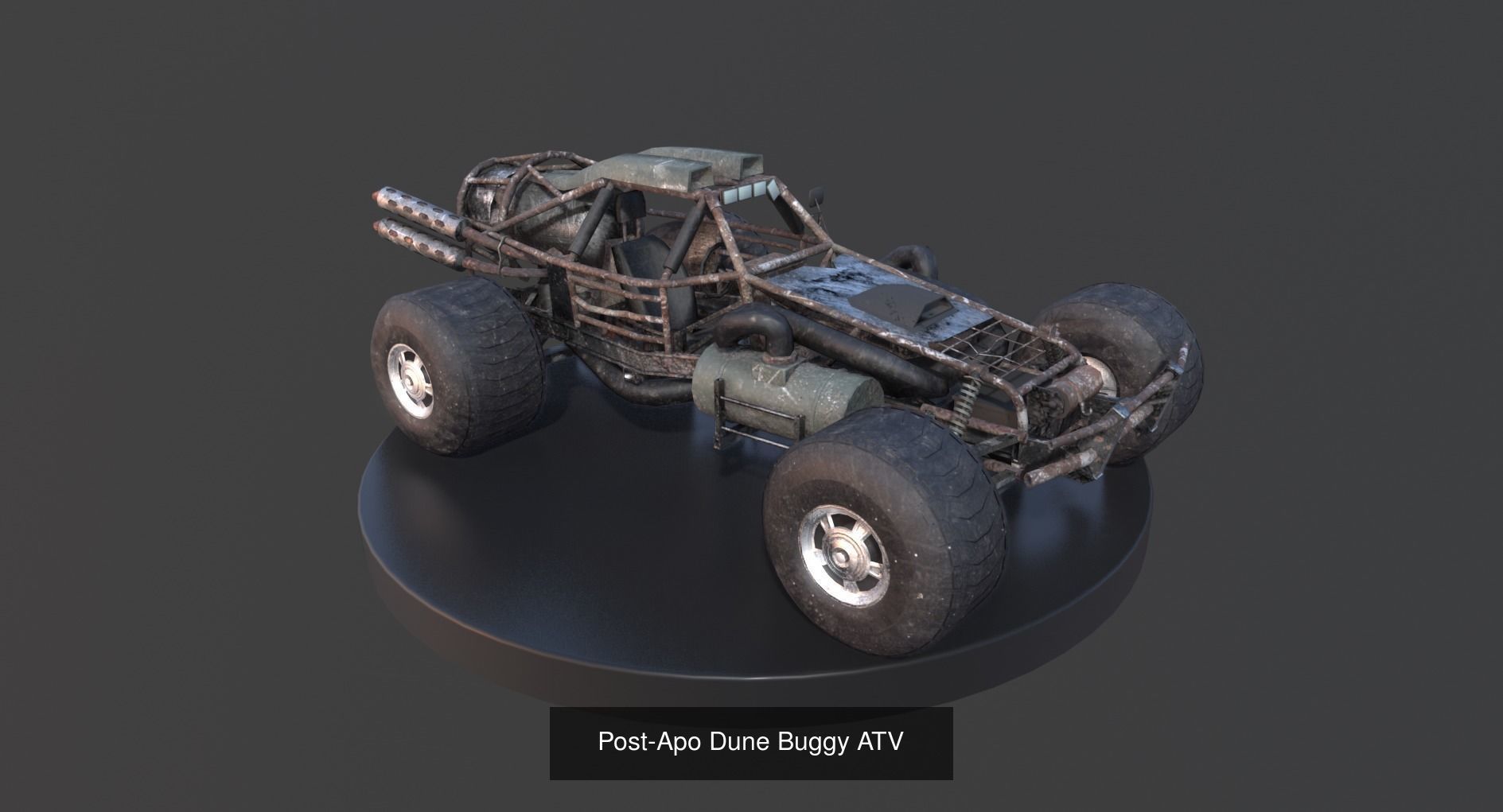 Post-Apo Military Vehicles 3D Model Collection_1