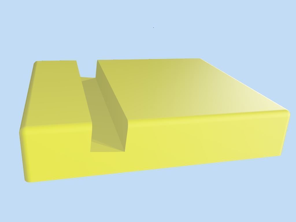 Plastic phone holder 3D print model_7