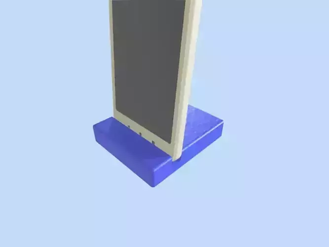 Plastic phone holder